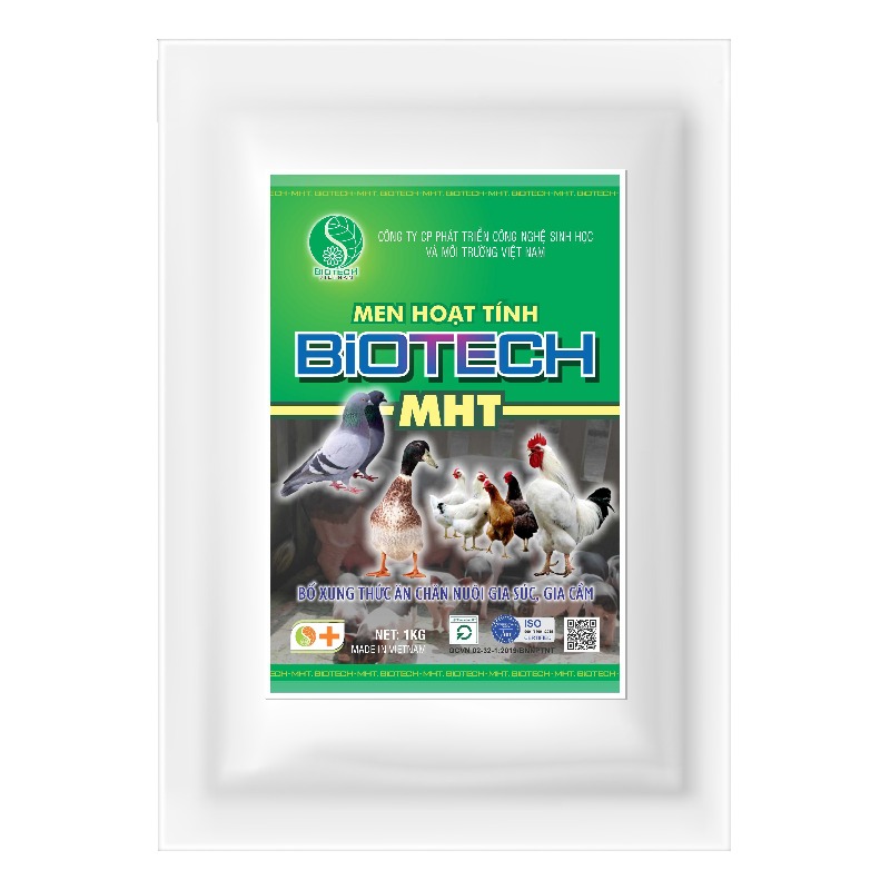 Men hoạt tính BIOTECH-MHT ( Bổ Sung Thức Ăn Gia Súc, Gia Cầm )